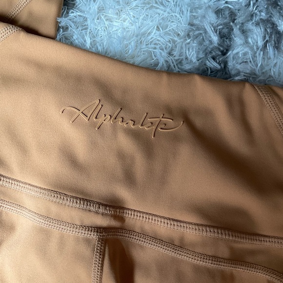 Alphalete Pulse Surge Leggings Chestnut Size Large - Picture 2 of 8